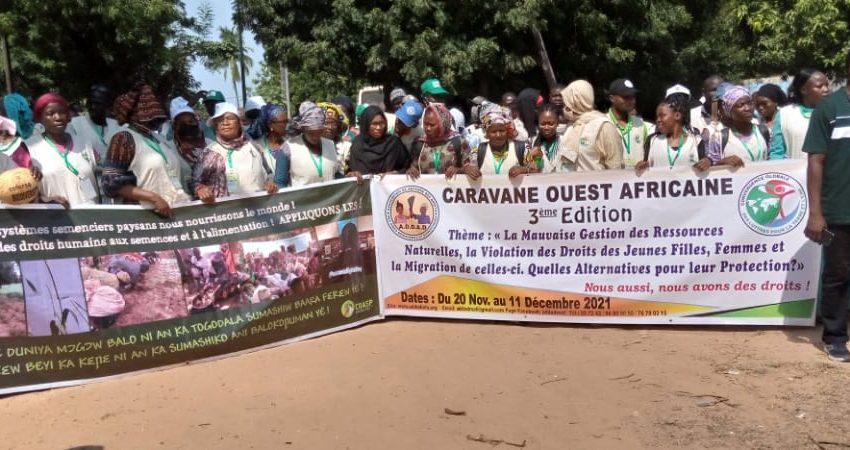  Le retour de la caravane de la convergence Ouest africaine au Sénégal : Les activités continuent à Ziguinchor.